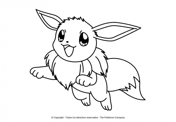 Los Mejores Dibujos De Eevee Para Colorear Todo Para Colorear