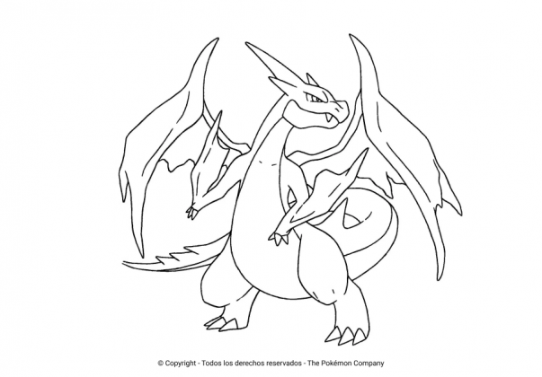 Los Mejores Dibujos De Charizard Para Colorear Todo Para Colorear