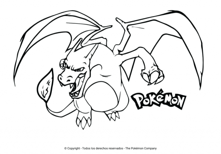 Los Mejores Dibujos De Charizard Para Colorear Todo Para Colorear