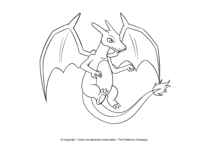 Los Mejores Dibujos De Charizard Para Colorear