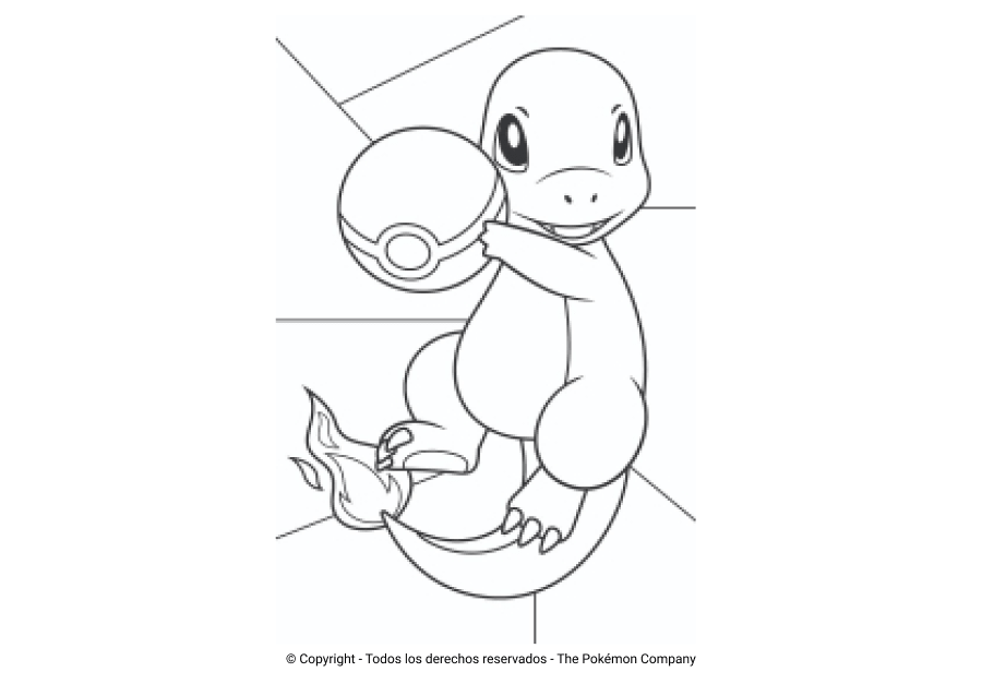 Los Mejores Dibujos De Charmander Para Colorear