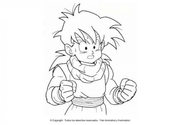 Los Mejores Dibujos De Gohan Para Colorear Todo Para Colorear