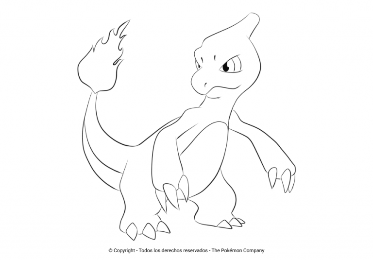 Los Mejores Dibujos De Charmeleon Para Colorear Todo Para Colorear