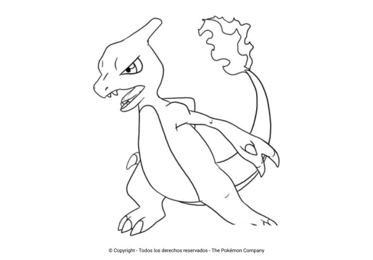 Los Mejores Dibujos De Charmeleon Para Colorear Todo Para Colorear