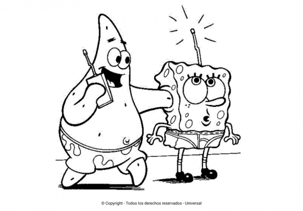 Los Mejores Dibujos De Bob Esponja Para Colorear Todo Para Colorear