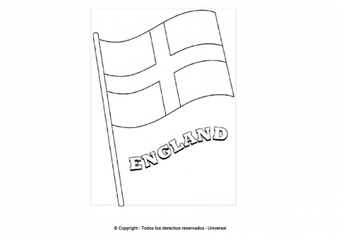 Los Mejores Bandera De Inglaterra Para Colorear Todo Para Colorear