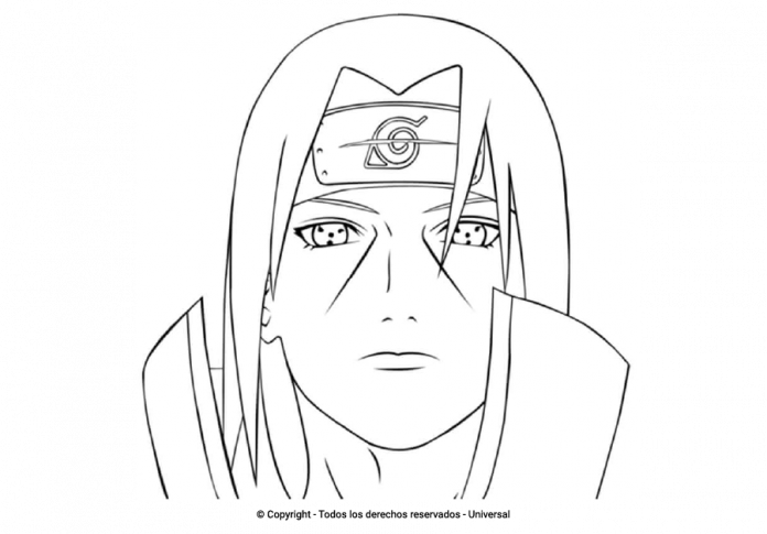 Los Mejores Dibujos De Itachi Para Colorear Todo Para Colorear