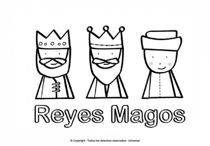 Los Mejores Dibujos De Reyes Magos Para Colorear Todo Para Colorear