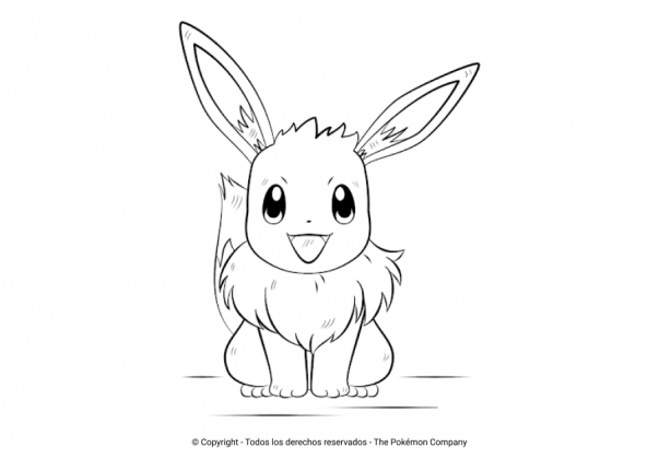 Los Mejores Dibujos de Eevee para Colorear ☀️