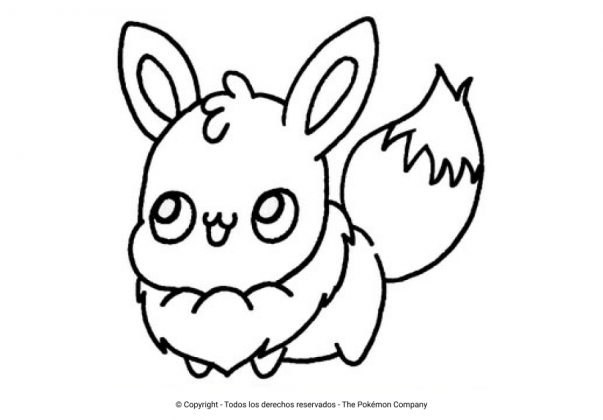 Los Mejores Dibujos de Eevee para Colorear ☀️