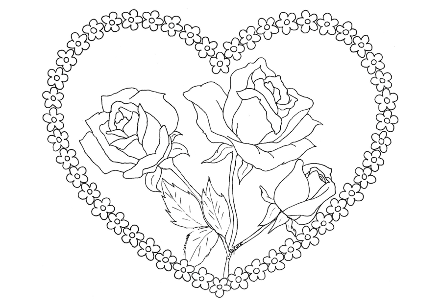 ▷ Los Mejores Dibujos de Rosas para Colorear ☀️