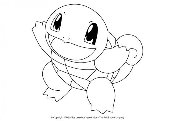 Los Mejores Dibujos De Squirtle Para Colorear