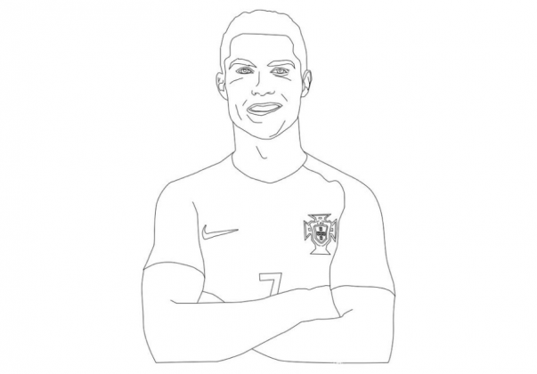 Los Mejores Dibujos De Cristiano Ronaldo Para Colorear ☀️ Todo Para Colorear 7457