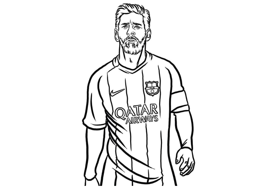  ▷ Los Mejores Dibujos de Messi para Colorear ☀️
