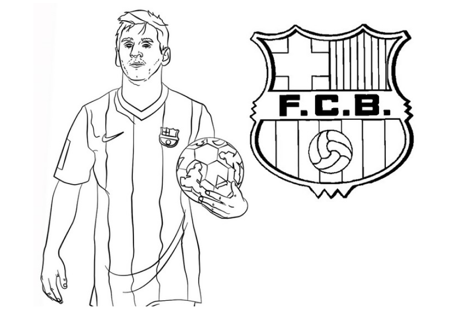 ▷ Los Mejores Dibujos de Messi para Colorear ☀️