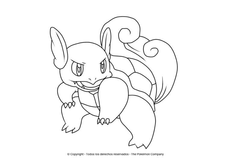 Los Mejores Dibujos De Wartortle Para Colorear Todo Para Colorear