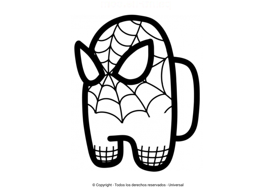  ▷ Los Mejores Dibujos de Spiderman para colorear ☀️