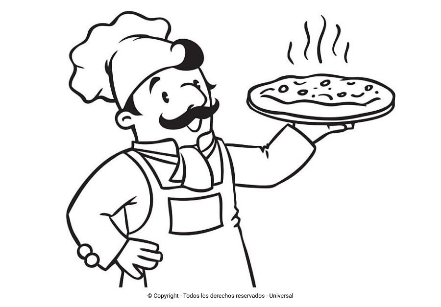 Los Mejores Dibujos De Pizza Para Colorear Todo Para Colorear