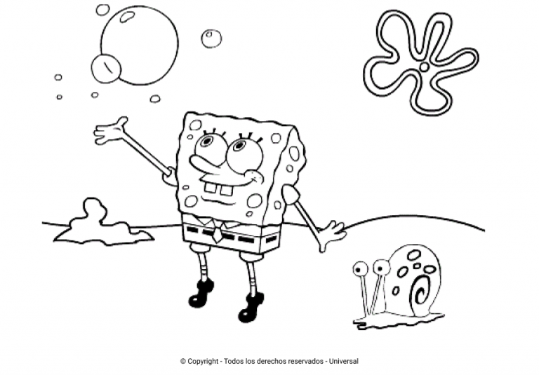 Los Mejores Dibujos De Bob Esponja Para Colorear ☀️ Todo Para Colorear