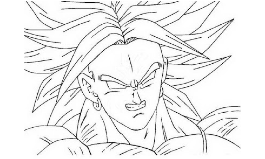 Los Mejores Dibujos De Broly Para Colorear ☀️ Todo Para Colorear 