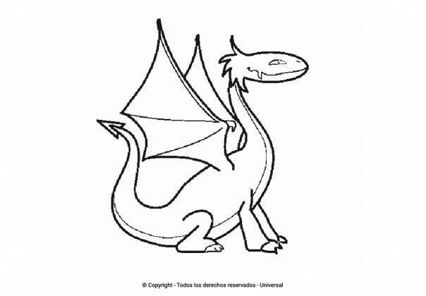 Los Mejores Dibujos De Dragones Para Colorear ☀️ Todo Para Colorear