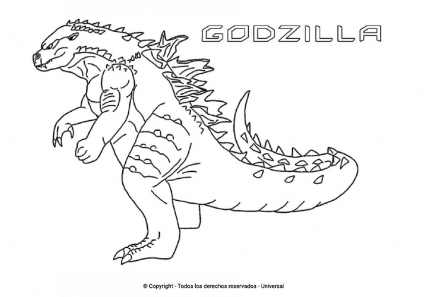 Los Mejores Dibujo De Godzilla Para Colorear ☀️ Todo Para Colorear 3380